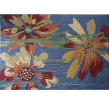 Tapis intérieur et extérieur à main crocheté PP